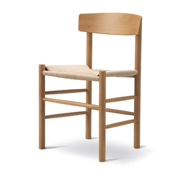 J39 stol - Vintage lakkert-flettet natur - Fredericia Furniture