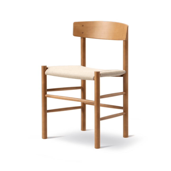 J39 stol, Vintagelakkert bøk-canvas natur Fredericia Furniture