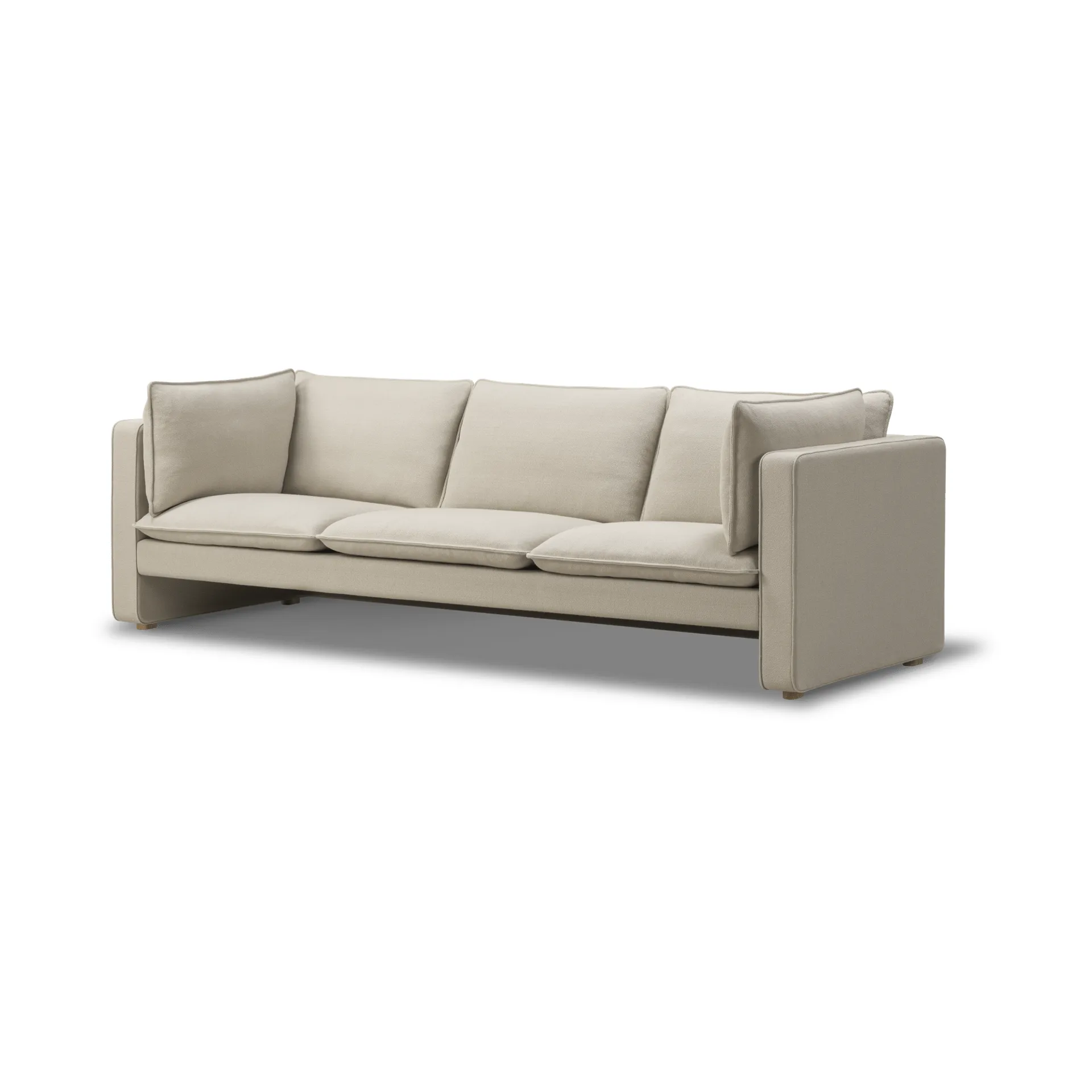 Jota sofa, Vidar 146-lys-oljet eik, 231 cm, 3-seter Fredericia Furniture