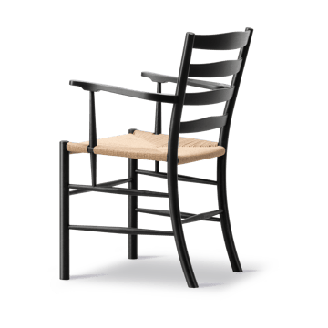 Klint karmstol - Naturflettet-svarts lakkert eik - Fredericia Furniture
