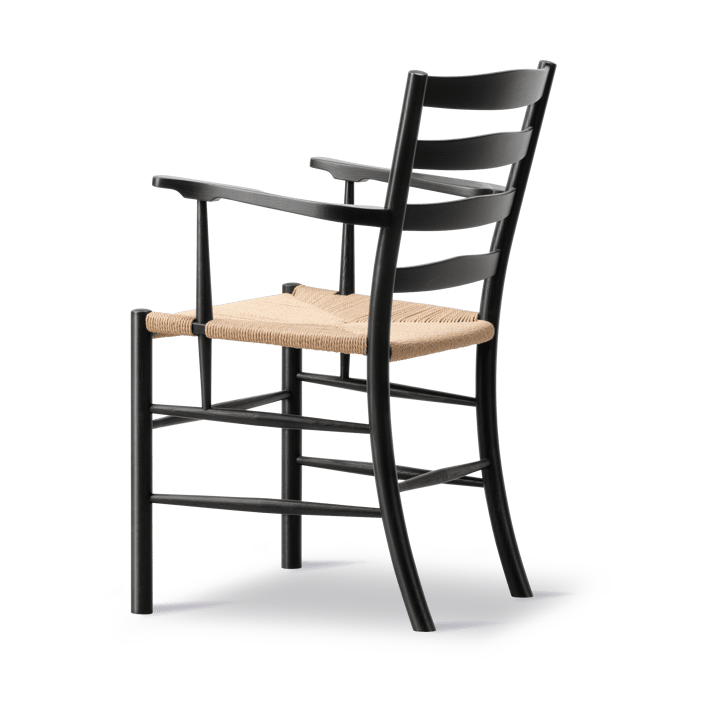 Klint karmstol, Naturflettet-svarts lakkert eik Fredericia Furniture