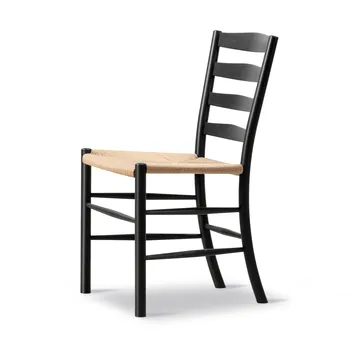 Klint stol - Naturflettet-svartlakkert eik - Fredericia Furniture