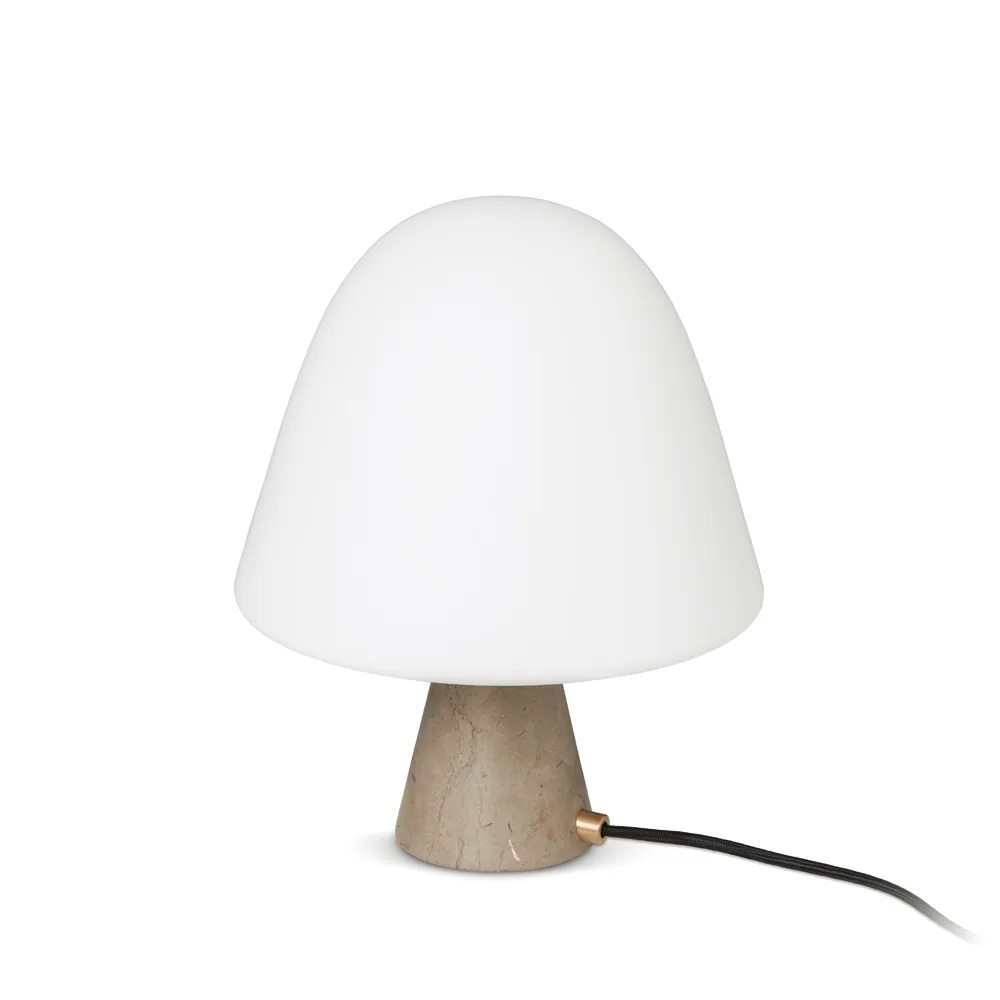 Meadow bordlampe, Opal- dark atlantico limestone Fredericia Furniture