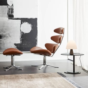 Meadow bordlampe - Opal- dark atlantico limestone - Fredericia Furniture