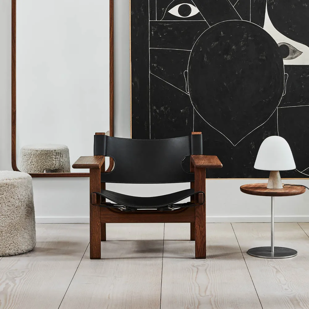 Meadow bordlampe, Opal- dark atlantico limestone Fredericia Furniture