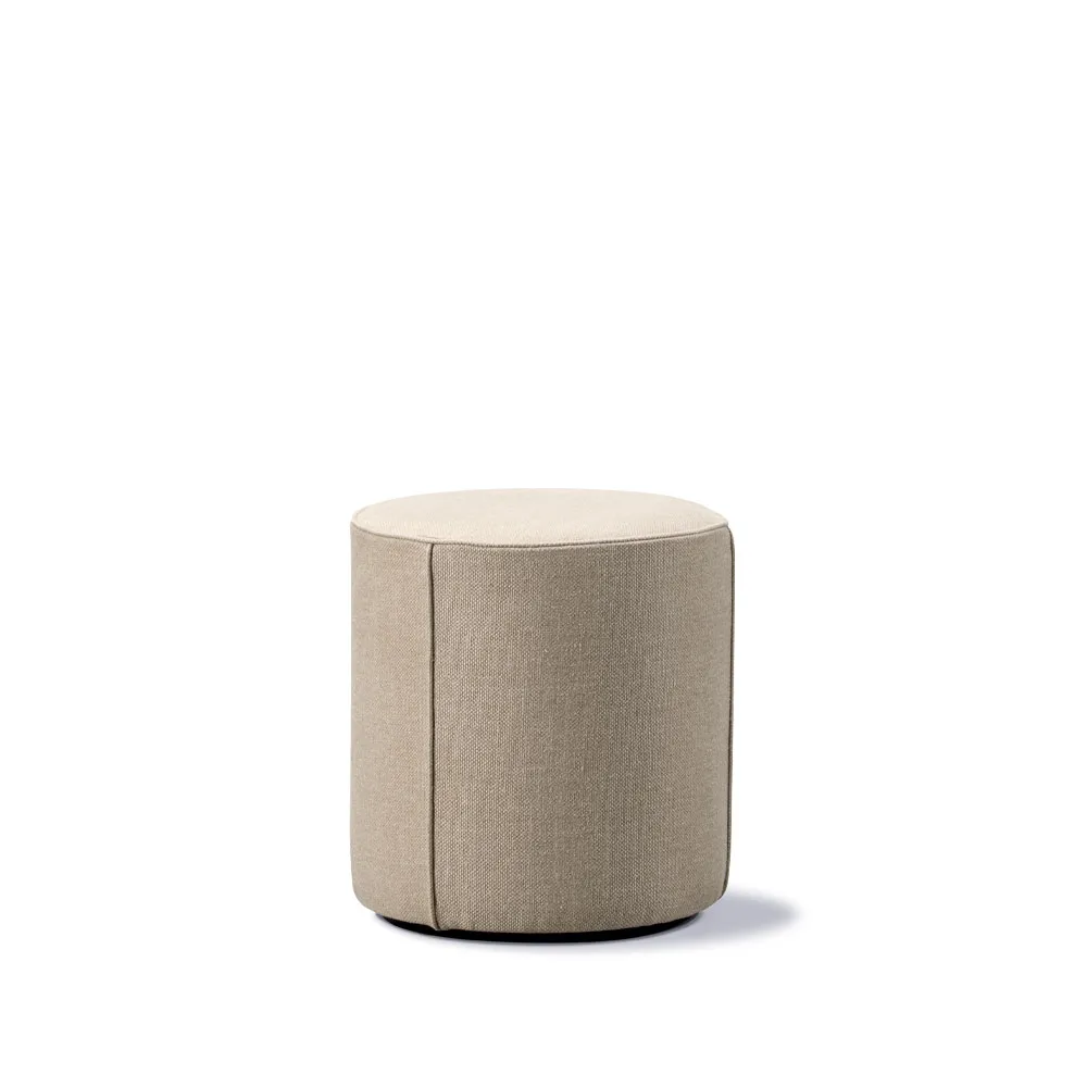 Mono sittepuff, Grand linen beige-Ø39 cm Fredericia Furniture