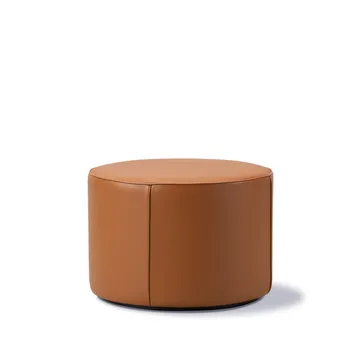 Mono sittepuff - Lær omni 307 cognac-Ø55 cm - Fredericia Furniture