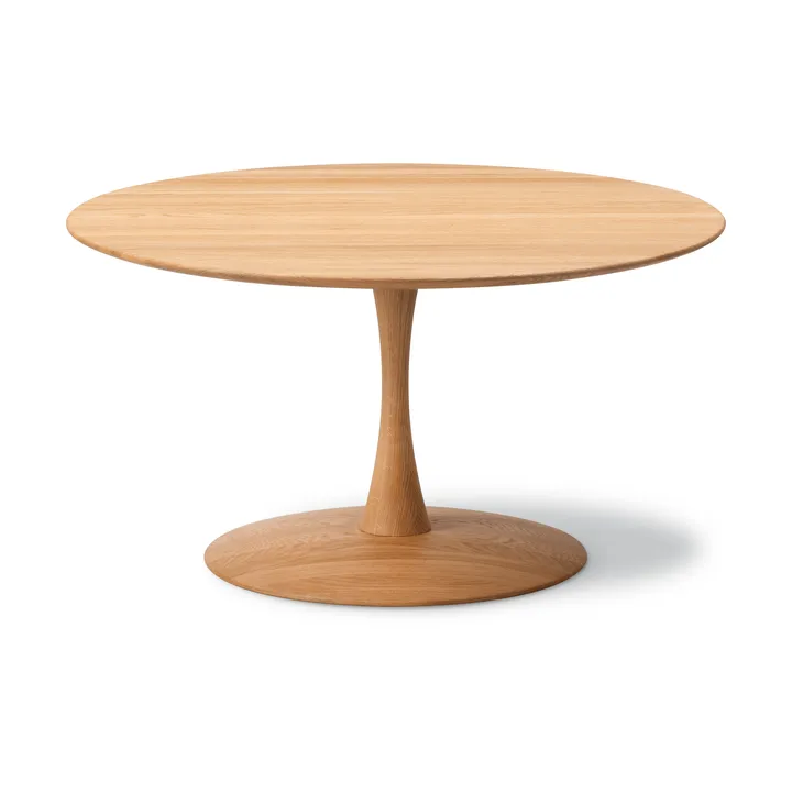 ND114 Trisse sofabord - Oljet eik, Ø90x48 cm - Fredericia Furniture