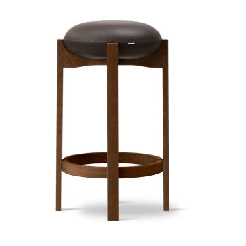 Pioneer krakk høy - Primo 86-1-røktbeiset lakkert eik - Fredericia Furniture