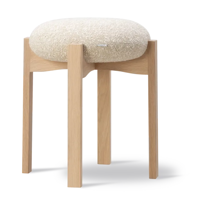 Pioneer rund krakk lav - Zero 0001-lakkert eik - Fredericia Furniture