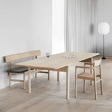 Post 6438 spisebord - Lysoljet eik, 100x225 cm - Fredericia Furniture