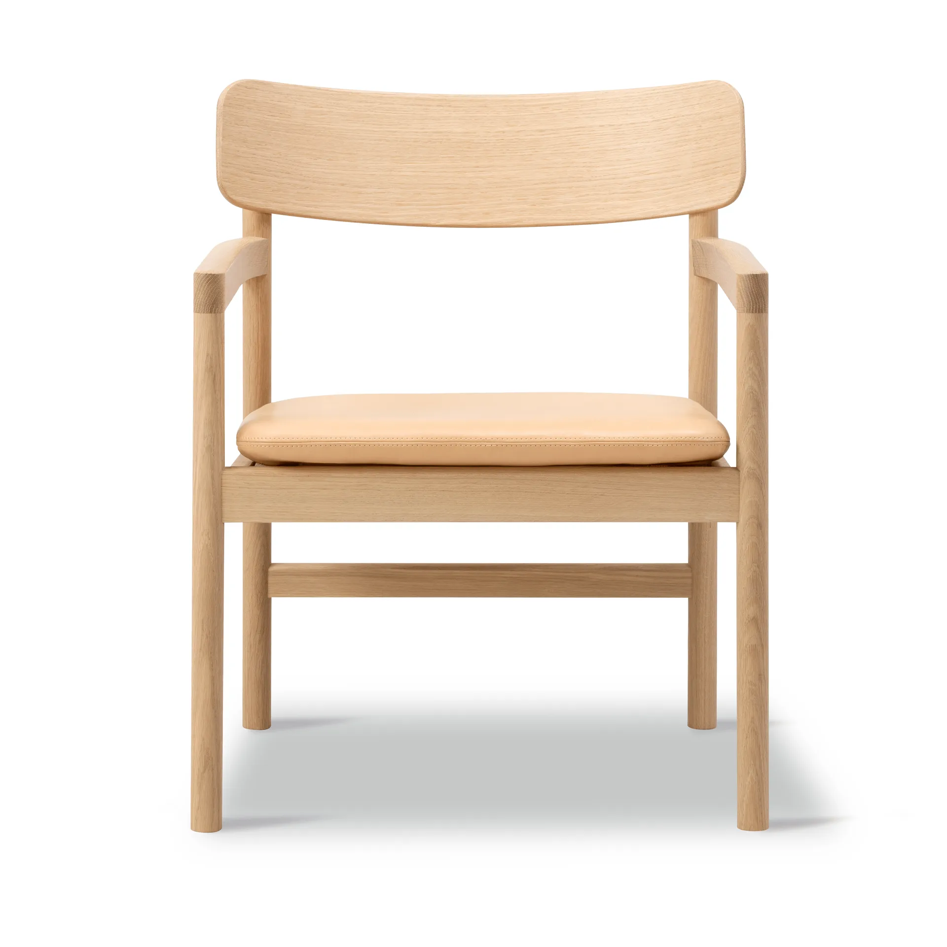 Post loungestol, Vegeta lær-lysoljet eik Fredericia Furniture