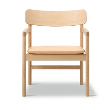 Post loungestol - Vegeta lær-lysoljet eik - Fredericia Furniture