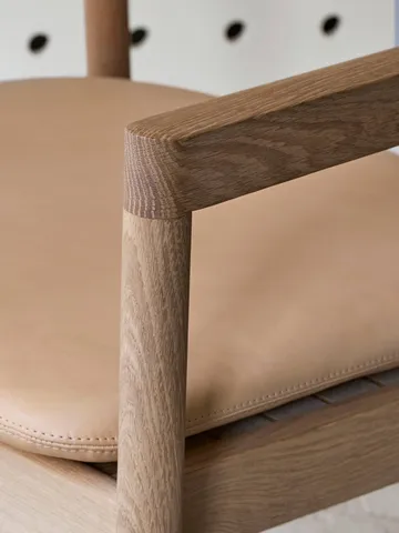 Post loungestol - Vegeta lær-lysoljet eik - Fredericia Furniture