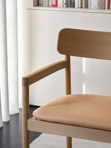 Post loungestol - Vegeta lær-lysoljet eik - Fredericia Furniture