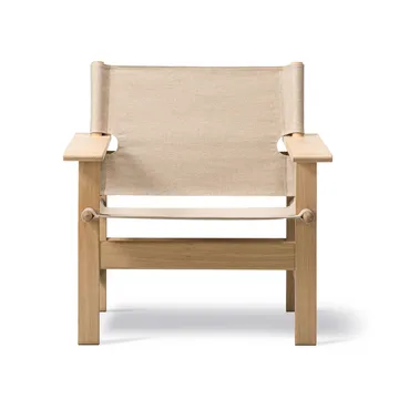 The Canvas Chair lenestol - Canvas natur-lysoljet ekstatív - Fredericia Furniture