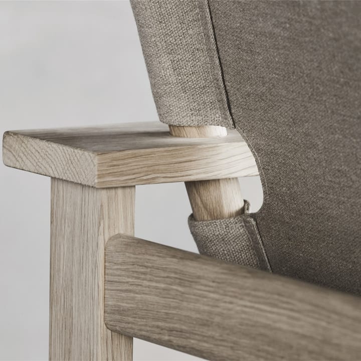 The Canvas Chair lenestol, Canvas natur-såpet eikstativ Fredericia Furniture