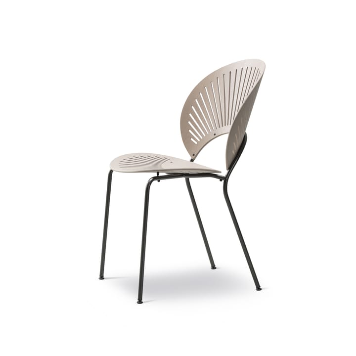 Trinidad 3398 stol, Beiset lysgrå eik-flint Fredericia Furniture