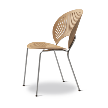 Trinidad 3398 stol - Oljet eik-rustfritt børstet stål - Fredericia Furniture