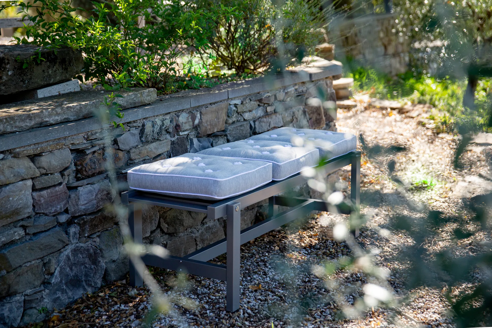 Benk 45, Grey, 135 cm Fri Form