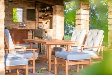 Bord 62 - Redwood, 155x85x65,5 cm - Fri Form