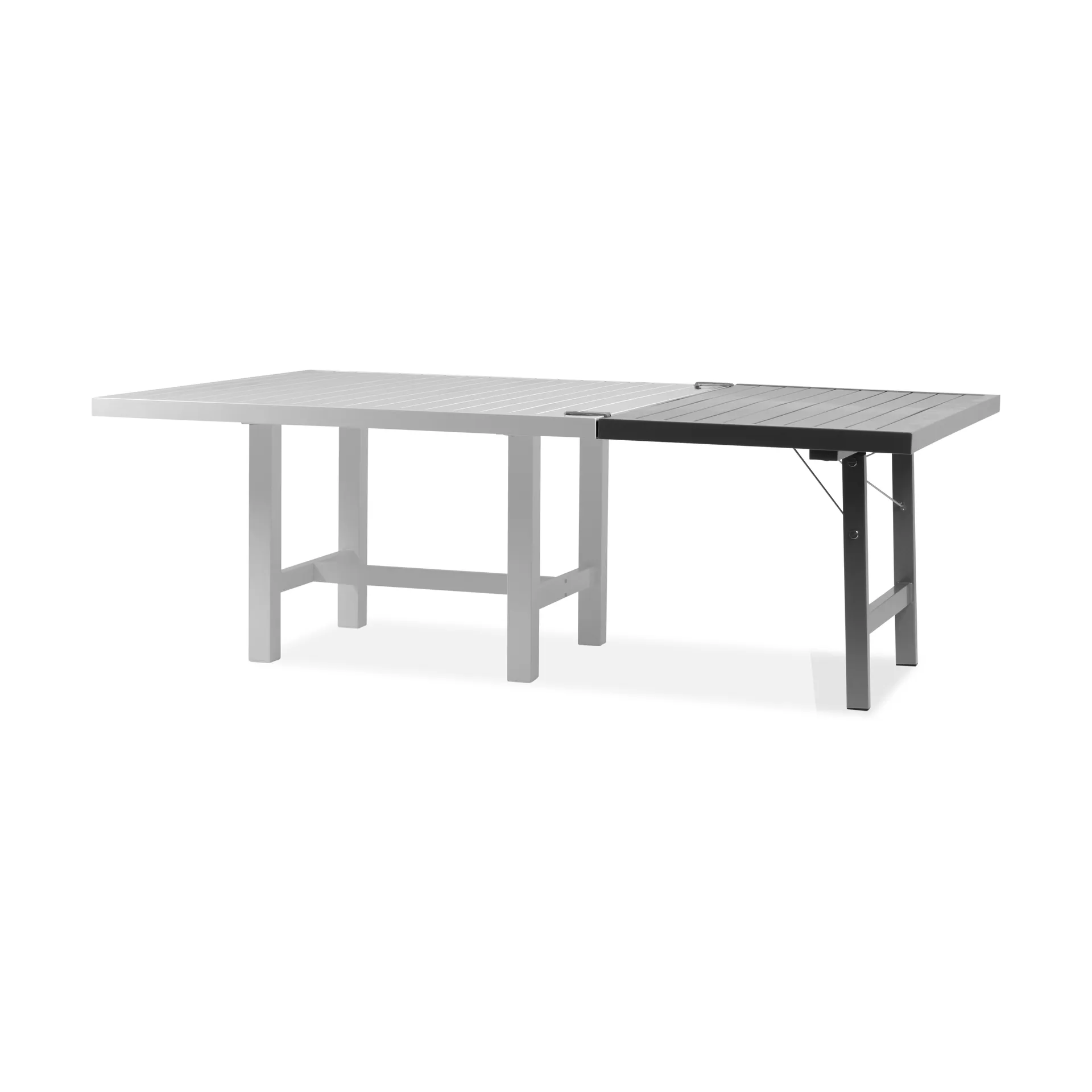 Ileggsplate med ben 68, Grey, H: 72 cm Fri Form
