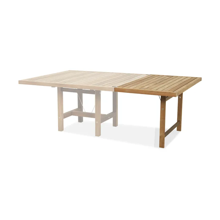 Ileggsplate med ben 68 - Teak, H: 68 cm - Fri Form