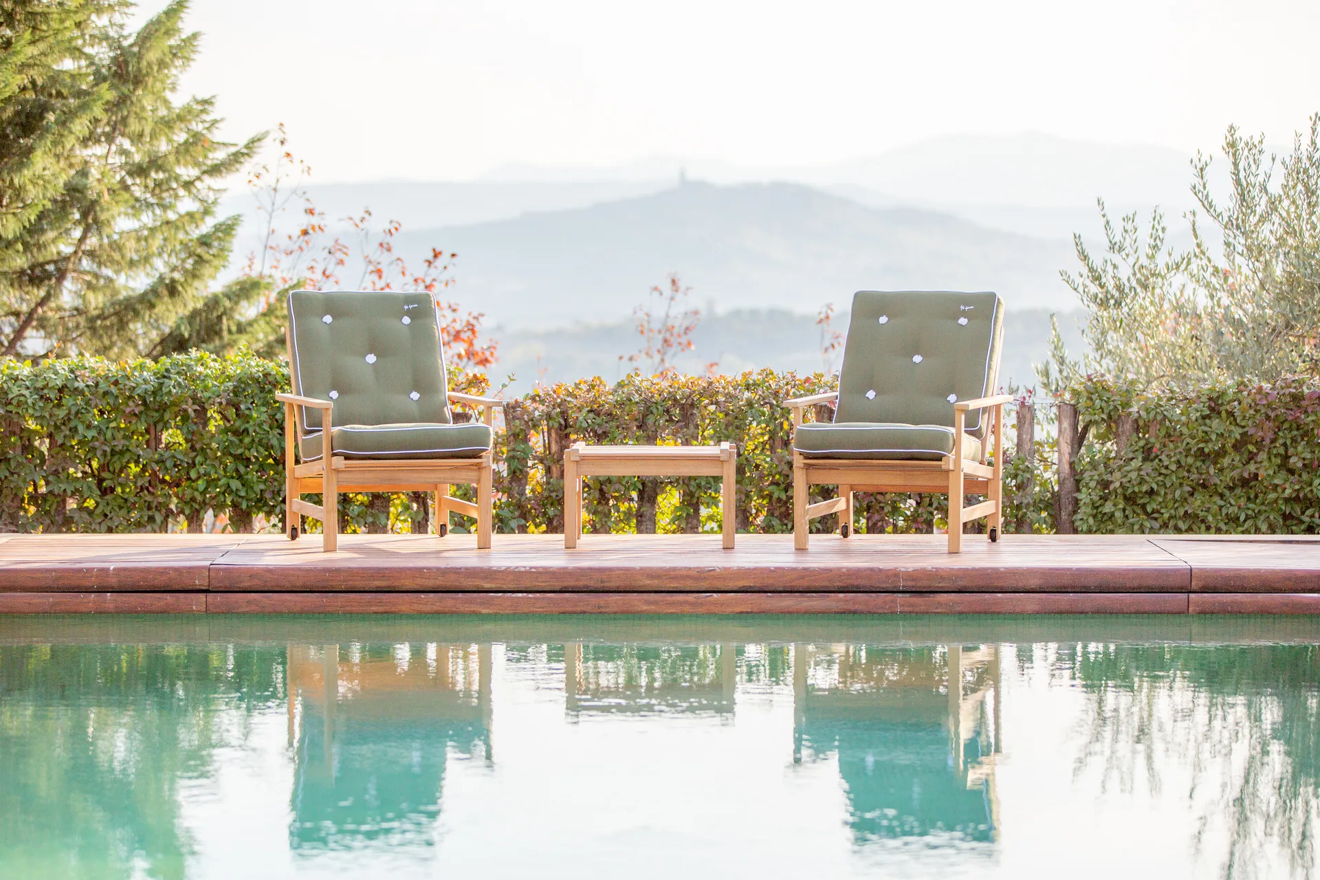 Lenestol 05, Teak Fri Form