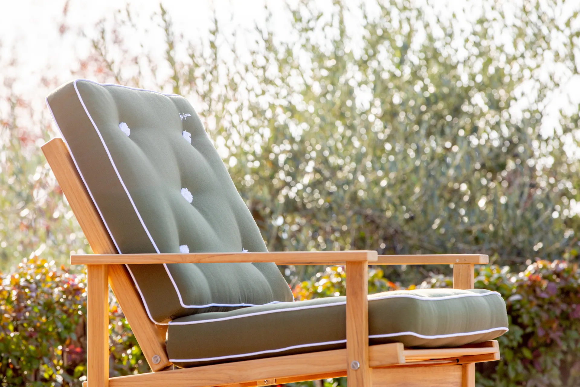 Lenestol 05, Teak Fri Form