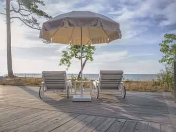 Parasoll 90 - Beige, Ø220 cm - Fri Form