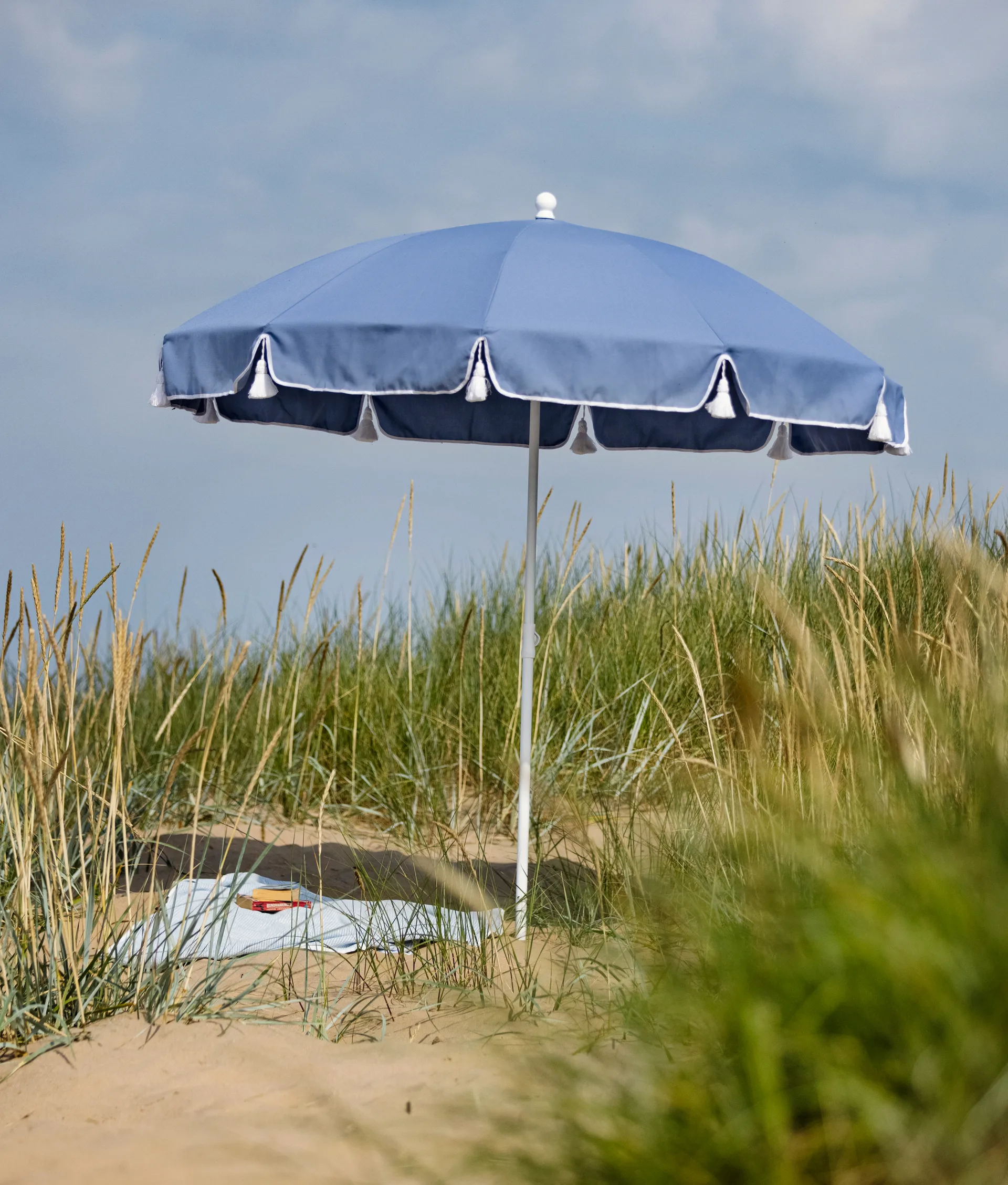 Parasoll 90, Navy blue, Ø220 cm Fri Form