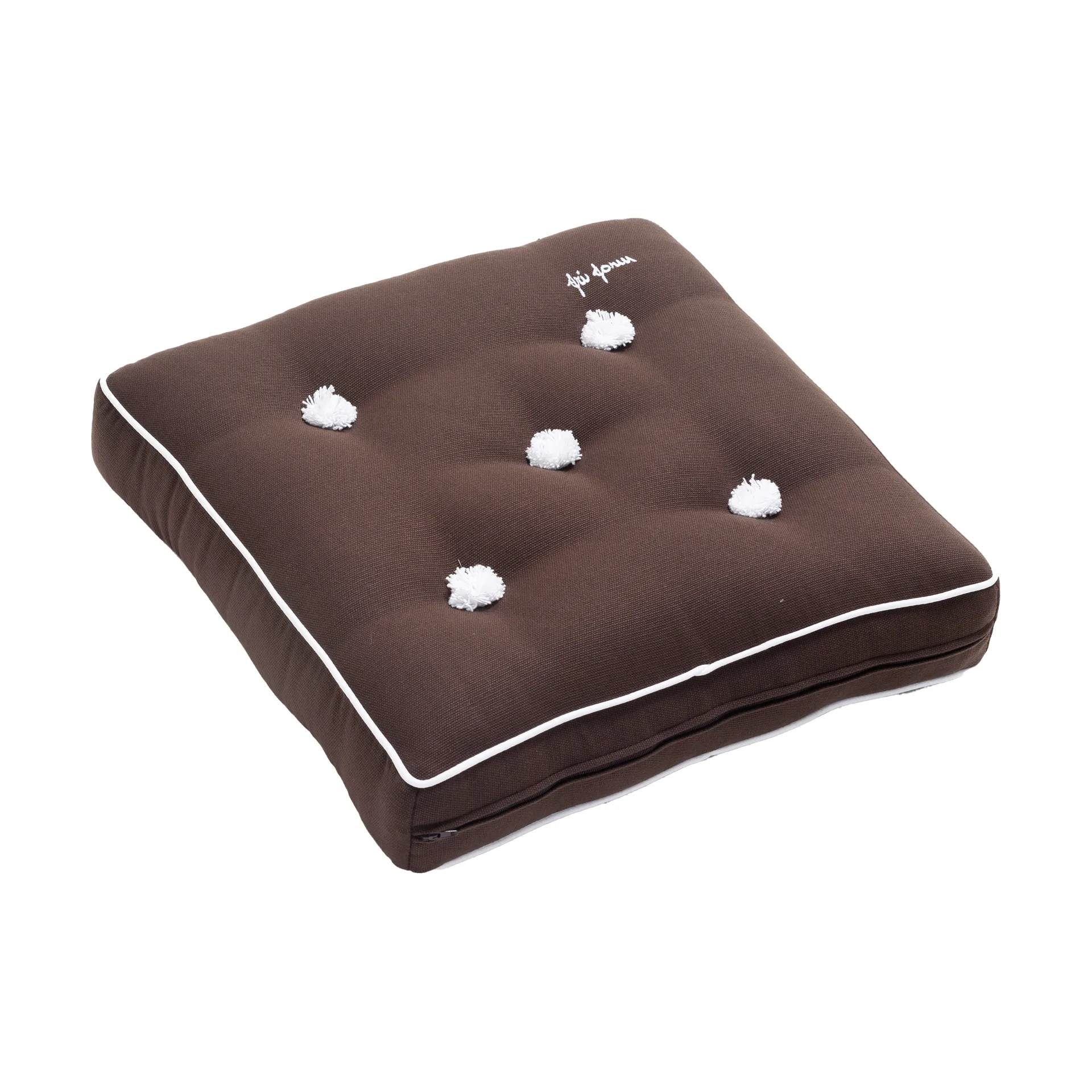 Pute 42, Brown, 42x,42 cm Fri Form