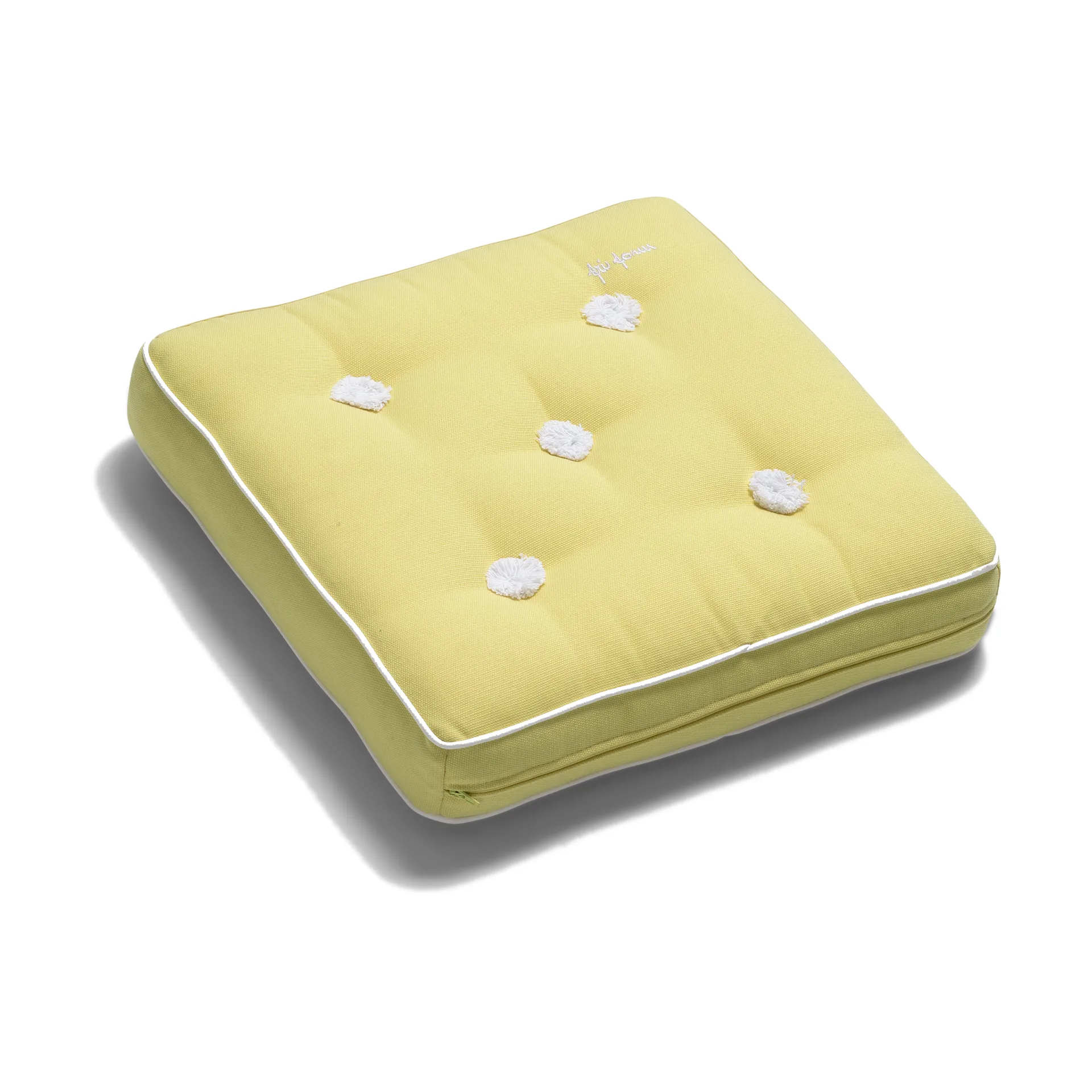 Pute 42, Light yellow, 42x,42 cm Fri Form