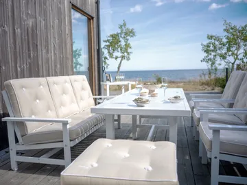 Sofa 09 - White, 3-seter - Fri Form