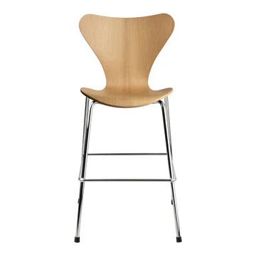 3177 Series 7 Junior stol krom - Lacquered oak veneer - Fritz Hansen