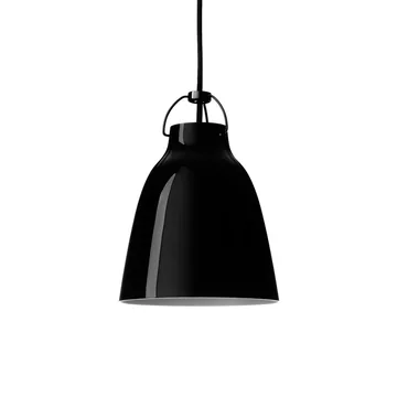 Caravaggio 1 pendel - Sort-sort tekstilledning - Fritz Hansen
