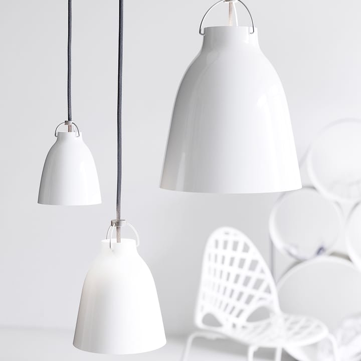 Caravaggio 1 pendel  - Sort-sort tekstilledning - Fritz Hansen