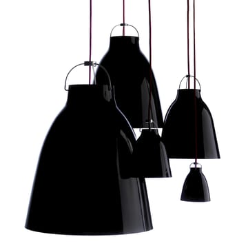 Caravaggio 2 pendel  - Sort-sort tekstilledning - Fritz Hansen