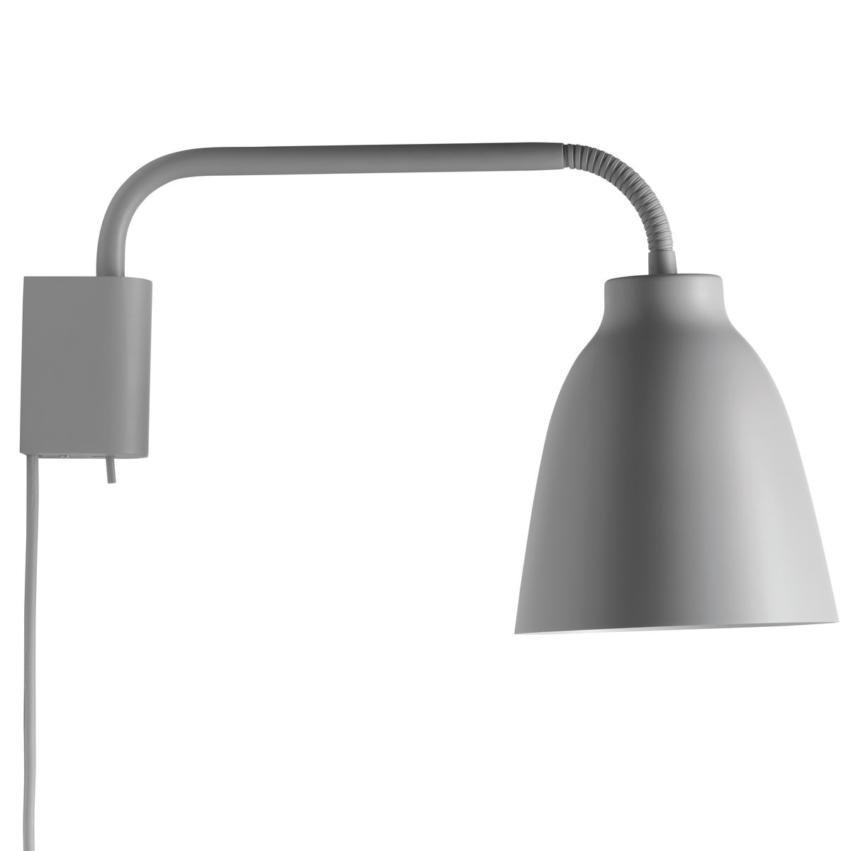 Caravaggio Read vegglampe Grey25
