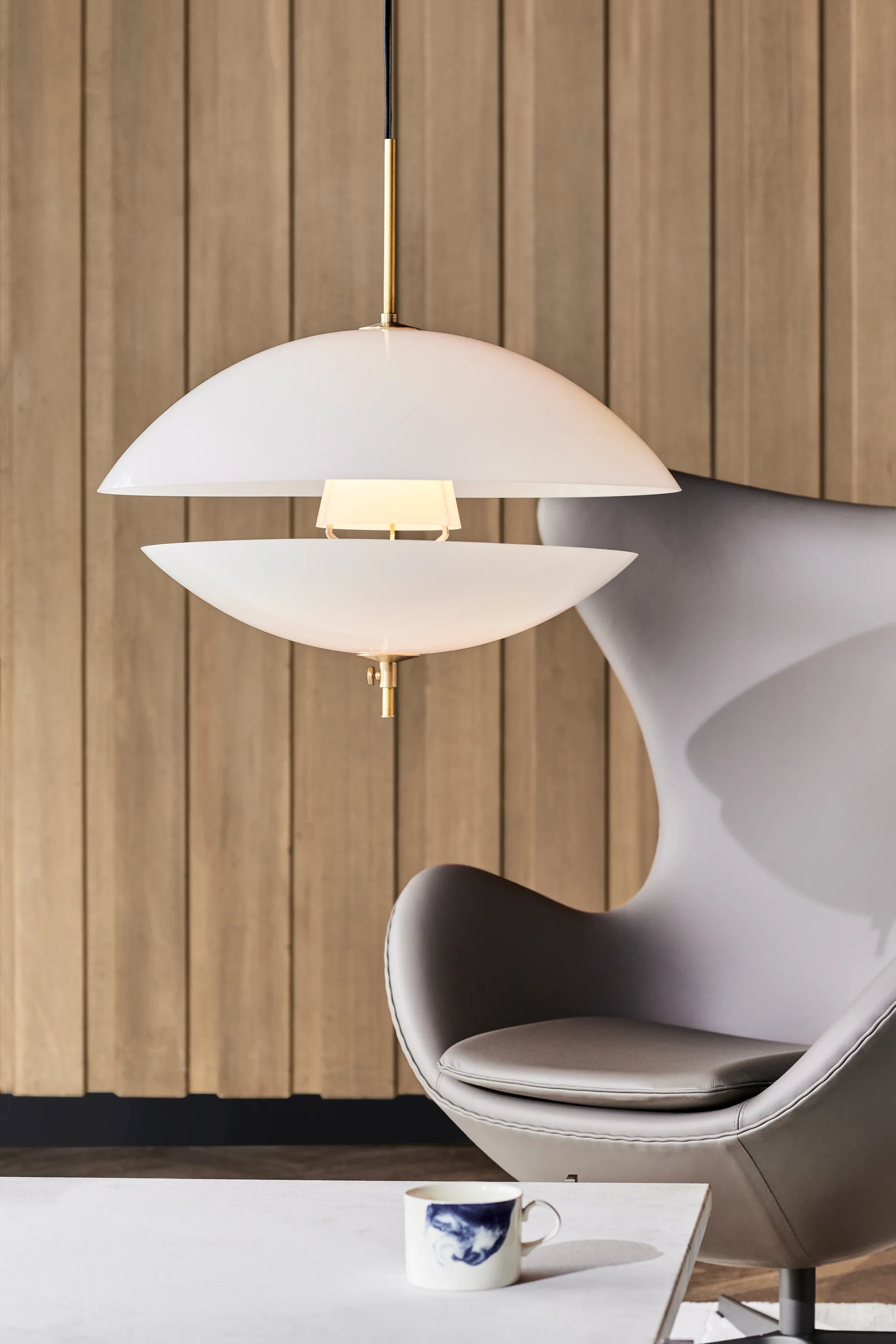 Clam pendel, Ø 55 cm Fritz Hansen