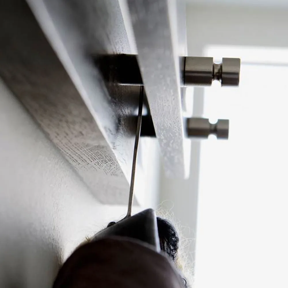 Cutter kleshenger, eik svartbeiset, 5 stk knagger Fritz Hansen