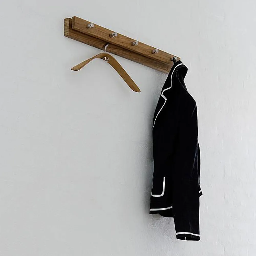 Cutter kleshenger, teak, 7 stk knagger Fritz Hansen