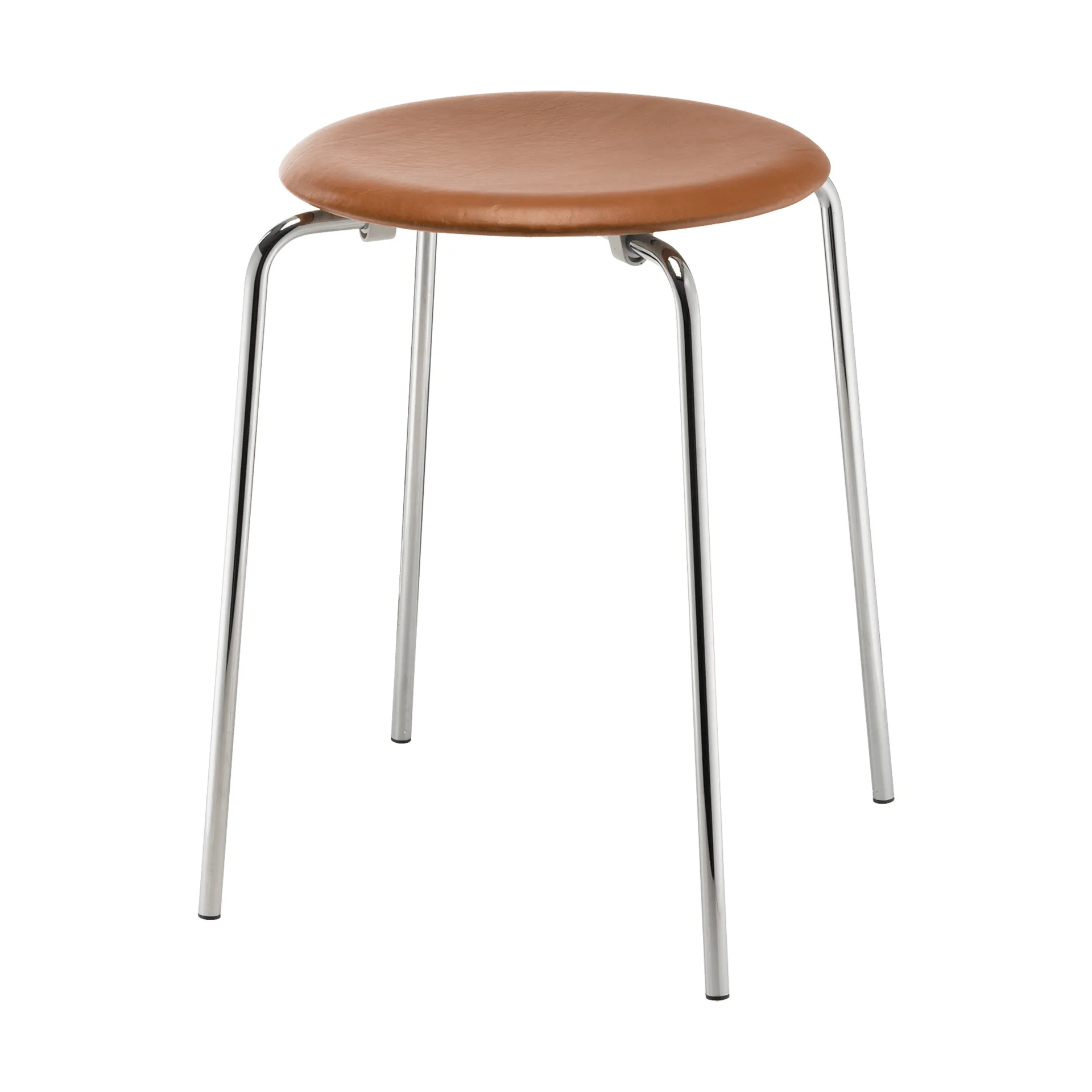 Dot krakk lær, Essential walnut-chrome Fritz Hansen