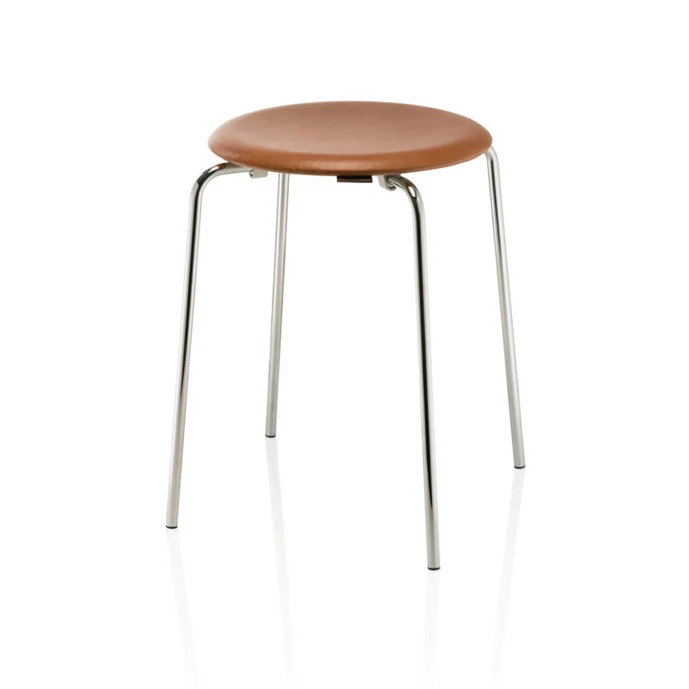 Dot krakk lær, Wild leather walnut Fritz Hansen