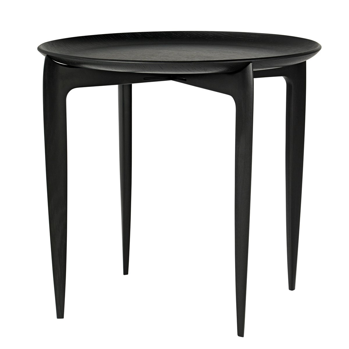 Bilde av Fritz Hansen Foldable Tray Table Ø 45 cm Svart