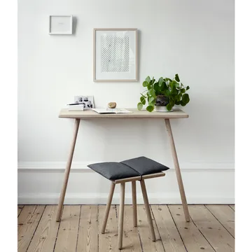 Georg krakk - linnen, eik ubehandlet, inkl. dyna i linnen - Fritz Hansen