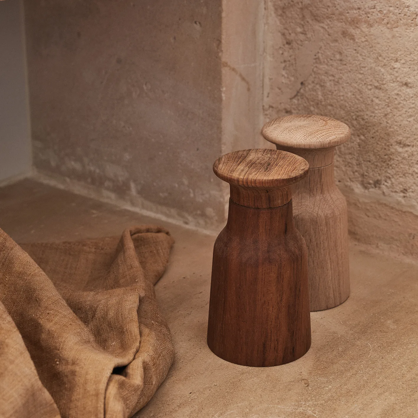 Hammer salt- og pepperkvern, Oljet teak Fritz Hansen