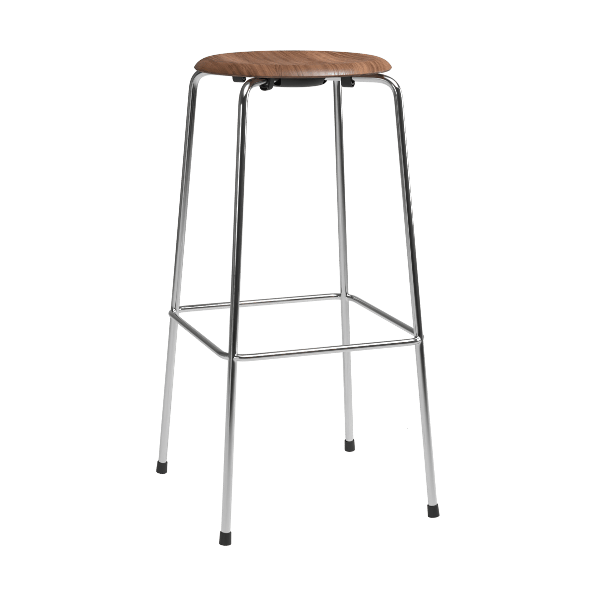 Bilde av Fritz Hansen High Dot barkrakk Valnøtt-krom
