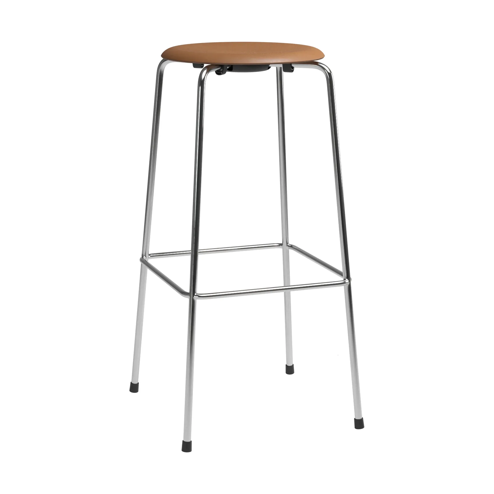 High Dot barkrakk, Wild walnut lær-krom Fritz Hansen