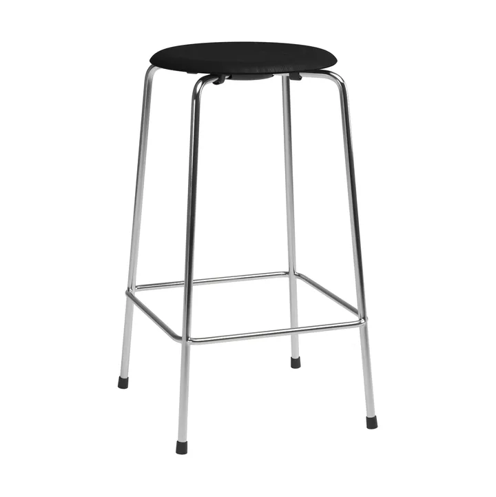 High Dot barstol 4 ben - Svart ask-krom - Fritz Hansen